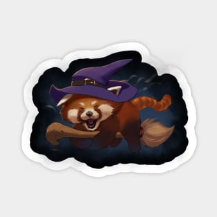 halloween red panda Sticker